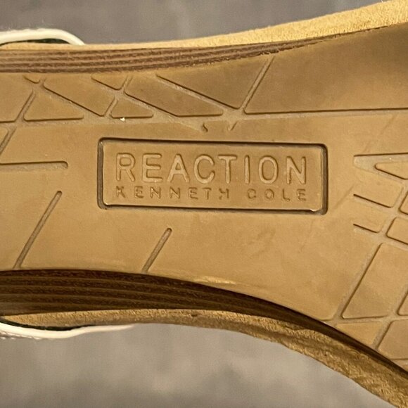 Reaction Kenneth Cole Great Leap 4 Wedge Sandals Size 7.5 - Picture 6 of 9